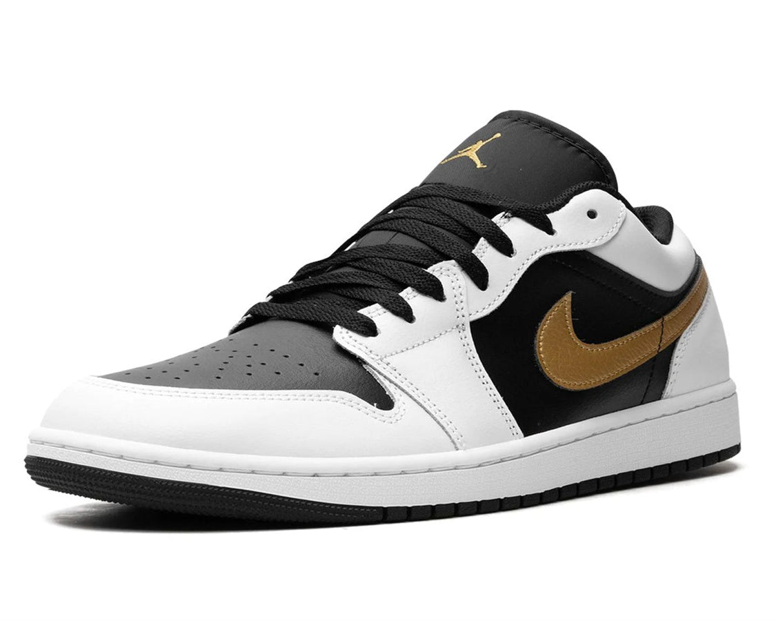 Air Jordan 1 Low "Gold Swoosh" sneaker product image 3 | Foot Spikes