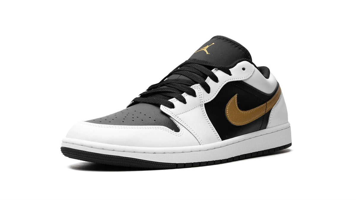 Air Jordan 1 Low "Gold Swoosh" sneaker product image 3 | Foot Spikes