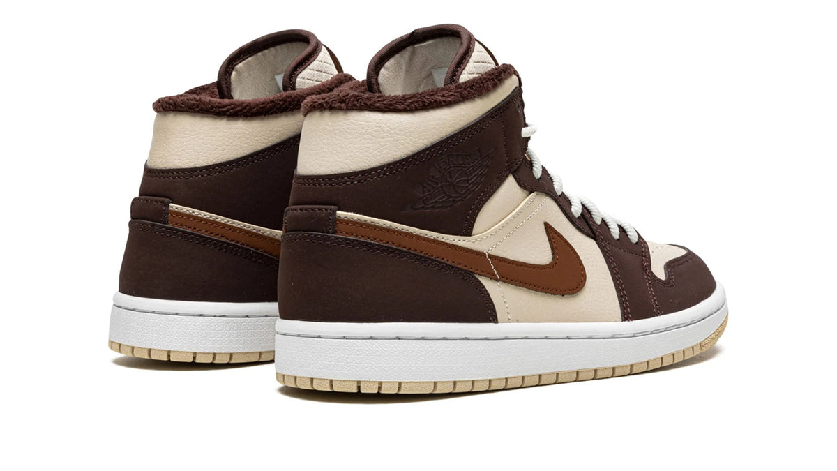 AIR JORDAN 1 MID SE WMNS "Brown Basalt Fleece" sneaker product image 4 | Foot Spikes