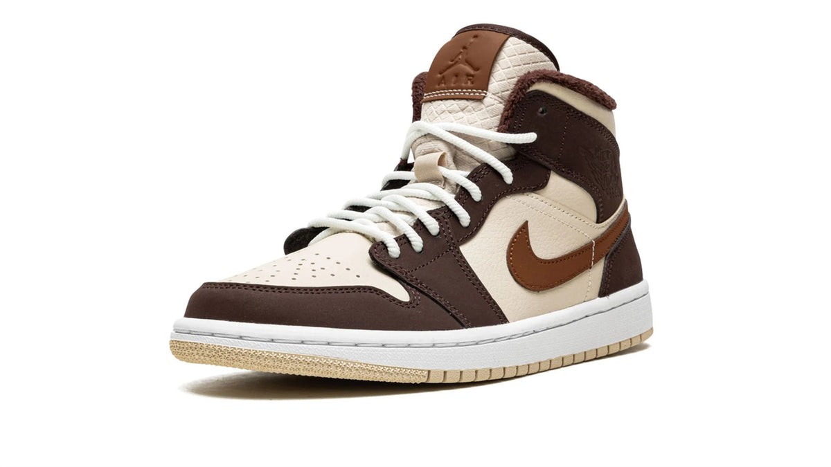 AIR JORDAN 1 MID SE WMNS "Brown Basalt Fleece" sneaker product image 3 | Foot Spikes