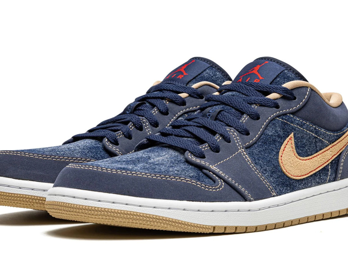Air Jordan 1 Low SE "Denim" sneaker product image 2 | Foot Spikes