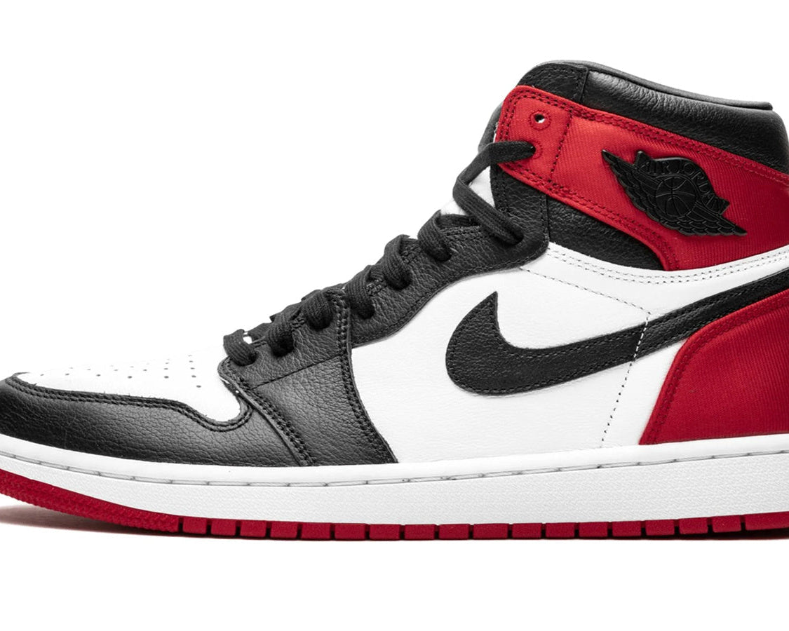 AIR JORDAN 1 HIGH OG WMNS "Satin Black Toe" sneaker product image 1 | Foot Spikes