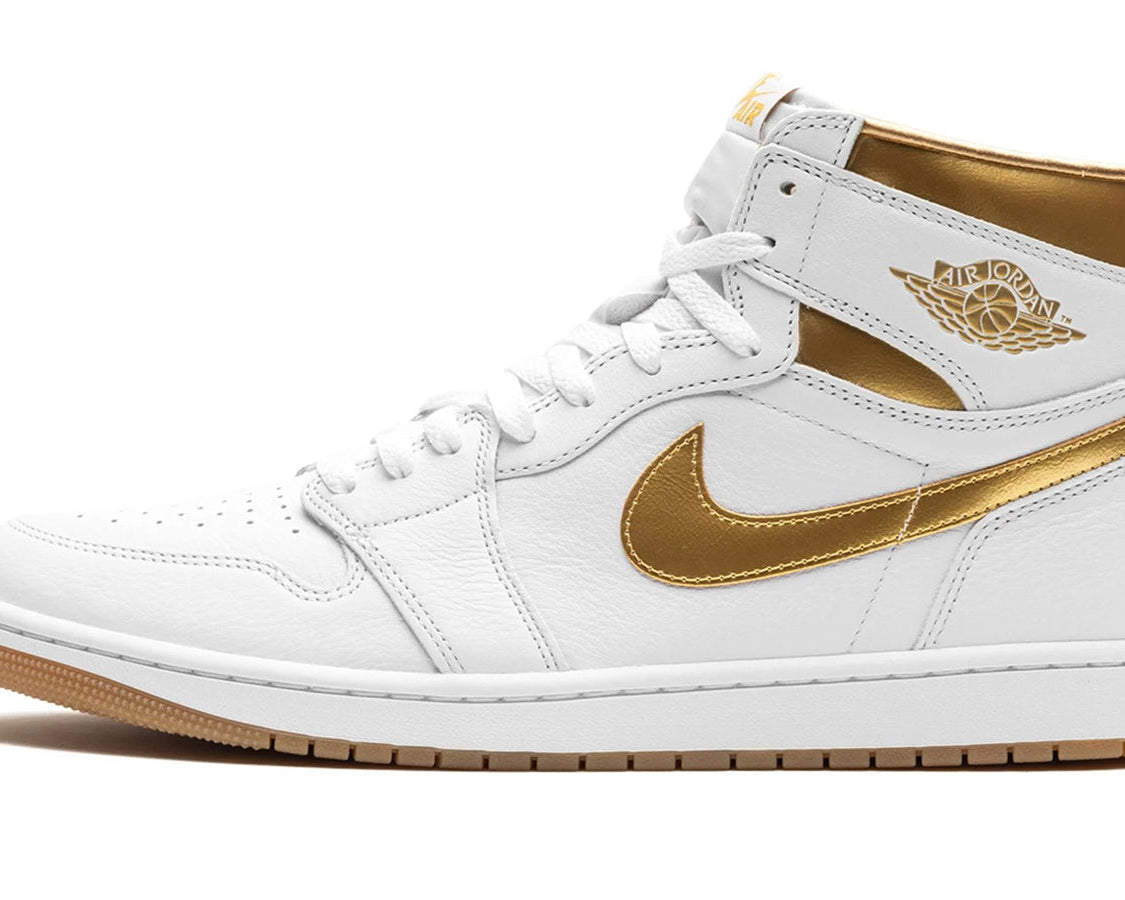 AIR JORDAN 1 RETRO HIGH OG WMNS "Metallic Gold" sneaker product image 1 | Foot Spikes