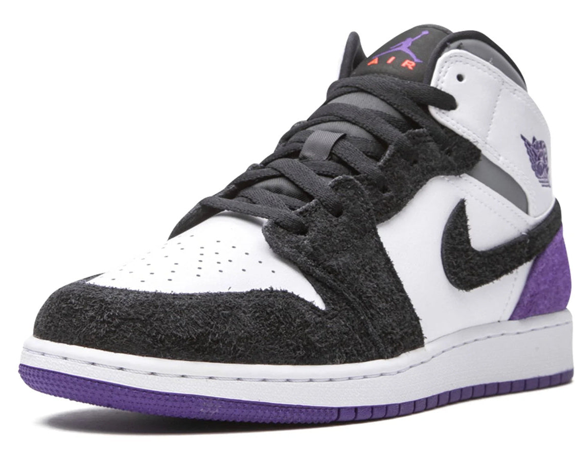 Air Jordan 1 Mid SE "Court Purple Suede" sneaker product image 3 | Foot Spikes