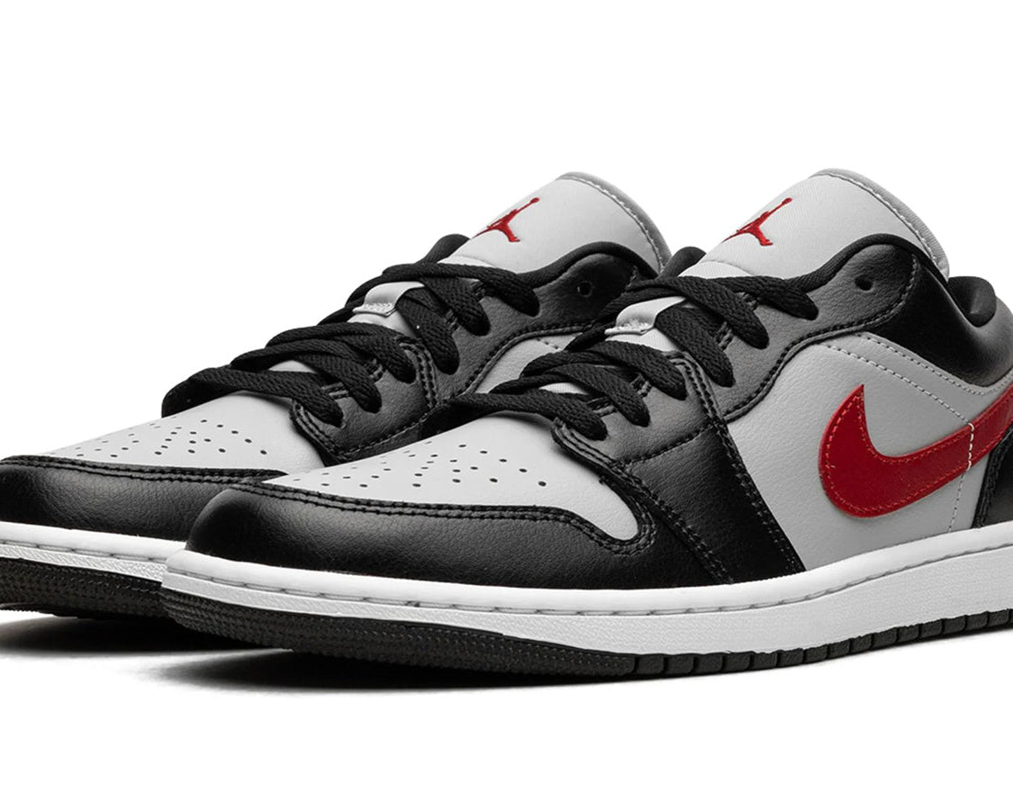 Air Jordan 1 Low WMNS "Black / Grey / Red" sneaker product image 2 | Foot Spikes