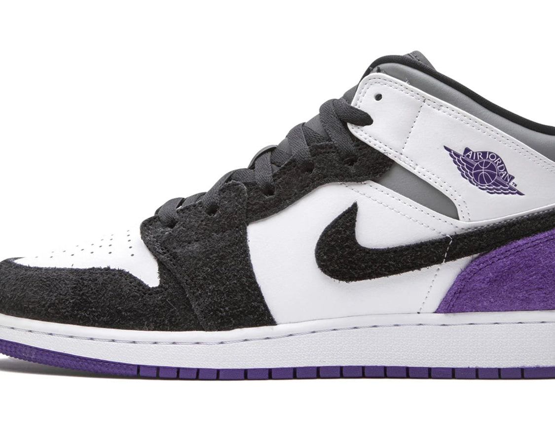 Air Jordan 1 Mid SE "Court Purple Suede" sneaker product image 1 | Foot Spikes