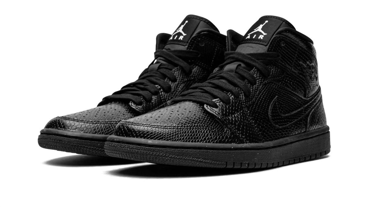 AIR JORDAN 1 MID WMNS "Black Snakeskin" sneaker product image 2 | Foot Spikes