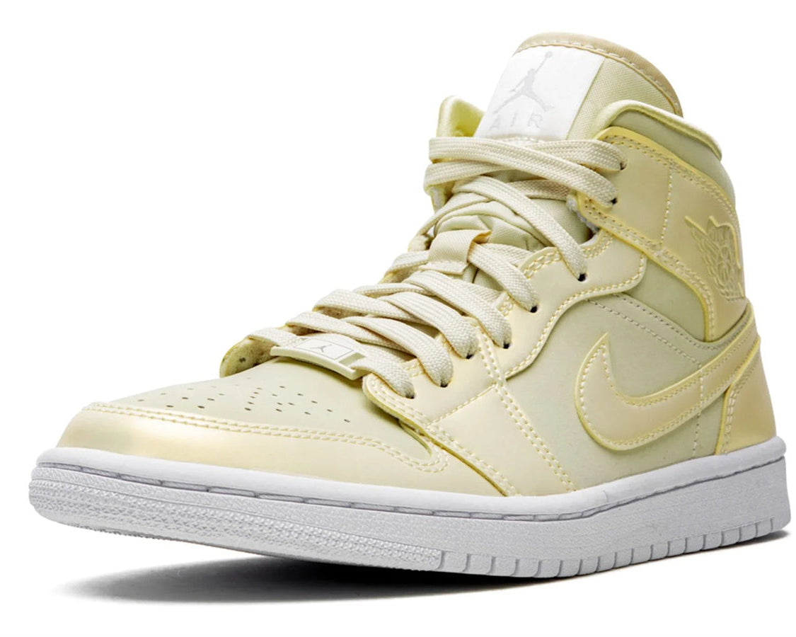 AIR JORDAN 1 MID SE WMNS "Lemon Yellow" sneaker product image 3 | Foot Spikes