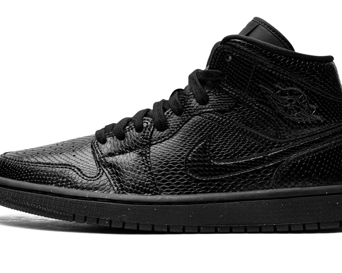 AIR JORDAN 1 MID WMNS "Black Snakeskin" sneaker product image 1 | Foot Spikes