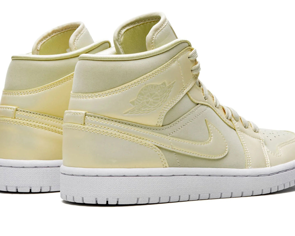 AIR JORDAN 1 MID SE WMNS "Lemon Yellow" sneaker product image 4 | Foot Spikes