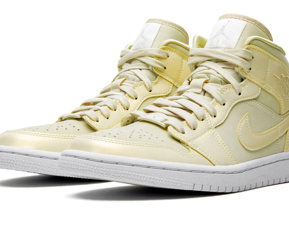 AIR JORDAN 1 MID SE WMNS "Lemon Yellow" sneaker product image 2 | Foot Spikes