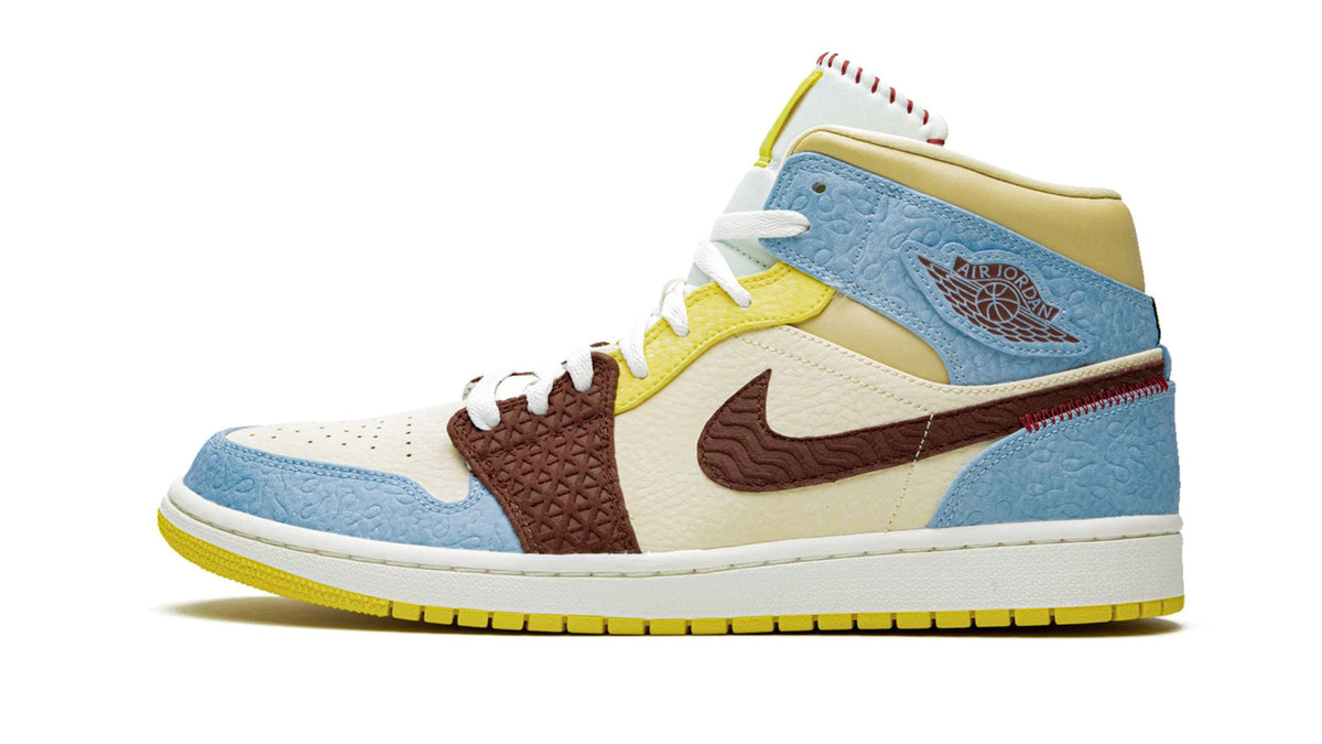 Air Jordan 1 Mid SE "Maison Chateau Rouge Fearless" sneaker product image 1 | Foot Spikes
