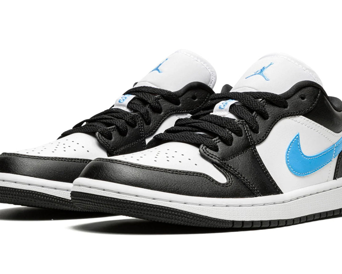AIR JORDAN 1 LOW WMNS "Black / University Blue" sneaker product image 2 | Foot Spikes