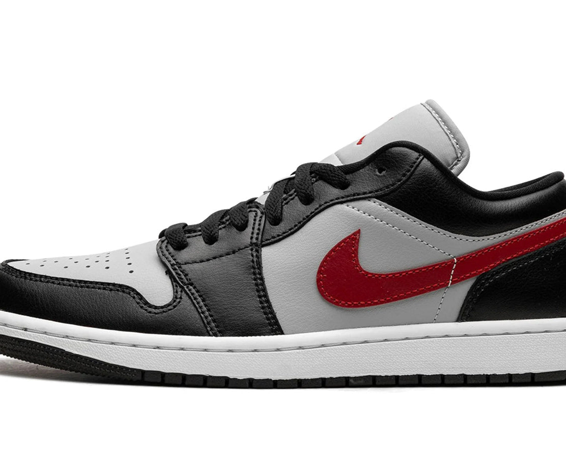 Air Jordan 1 Low WMNS "Black / Grey / Red" sneaker product image 1 | Foot Spikes