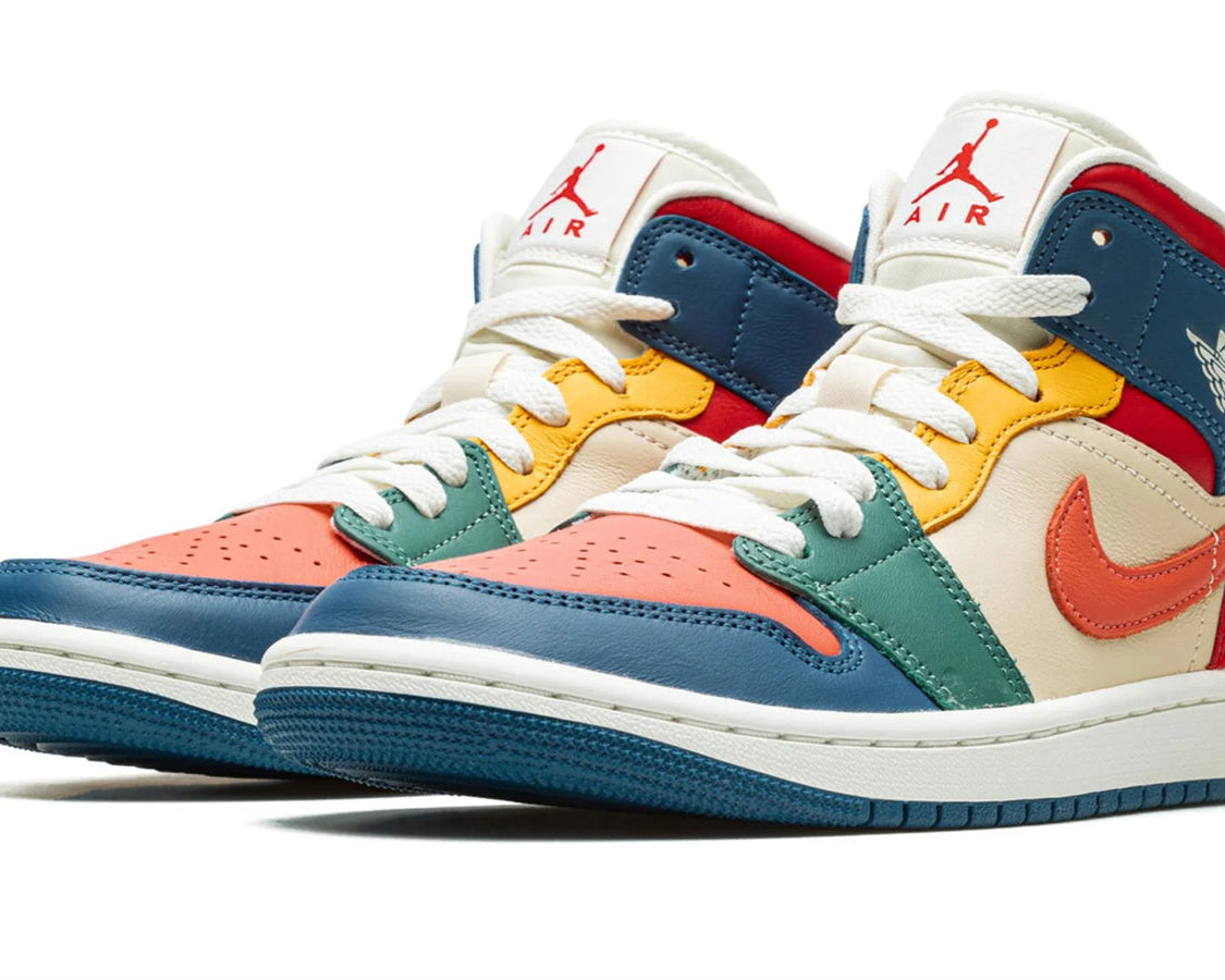 AIR JORDAN 1 MID SE WMNS "Multi-Color" sneaker product image 2 | Foot Spikes