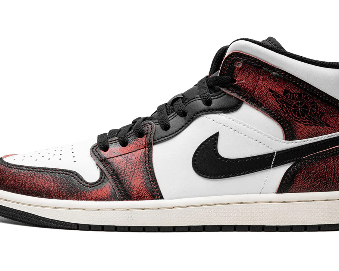 Air Jordan 1 Mid SE "Wear-Away - Infrared" sneaker product image 1 | Foot Spikes