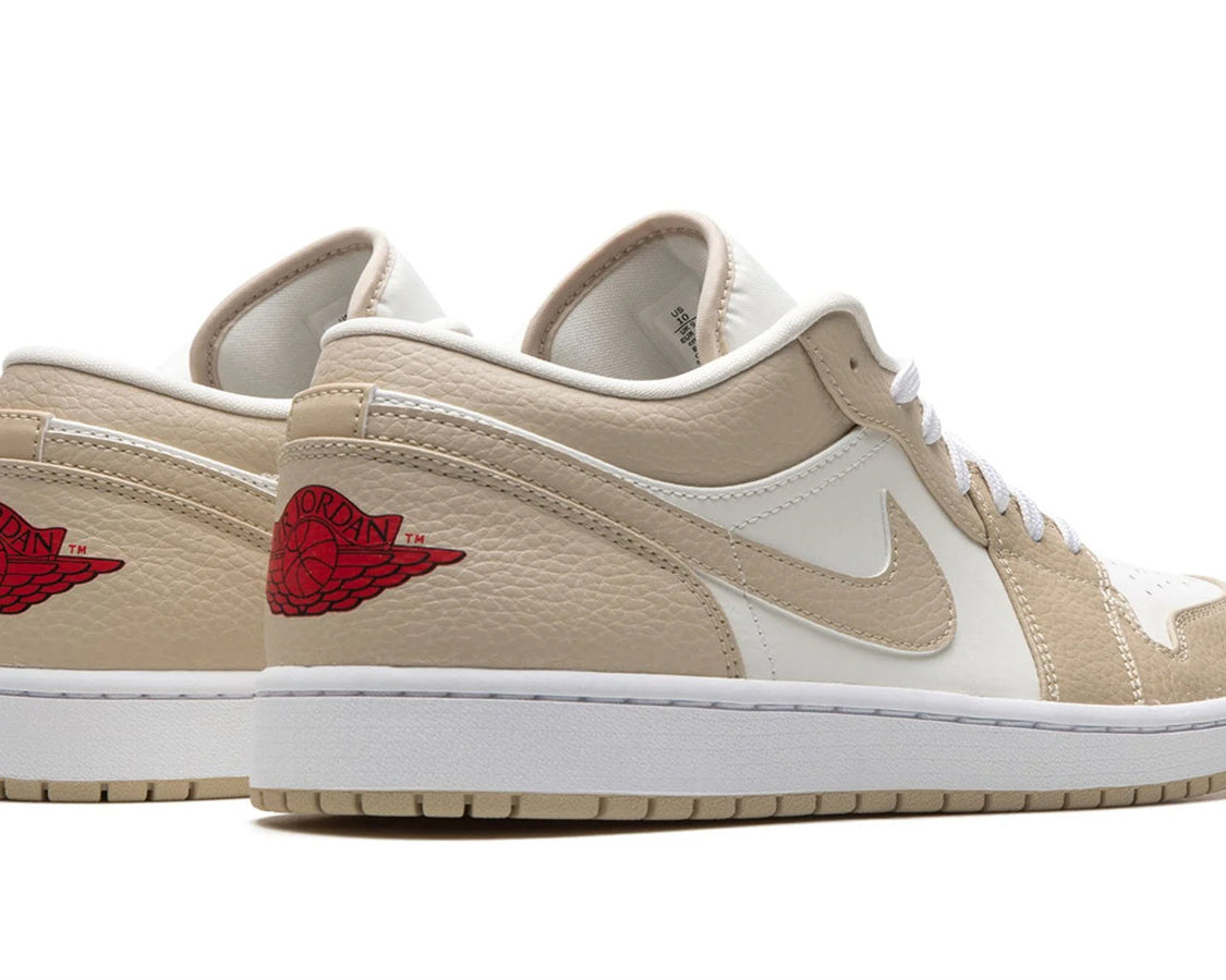 Air Jordan 1 Low "Sail / Rattan" sneaker product image 4 | Foot Spikes