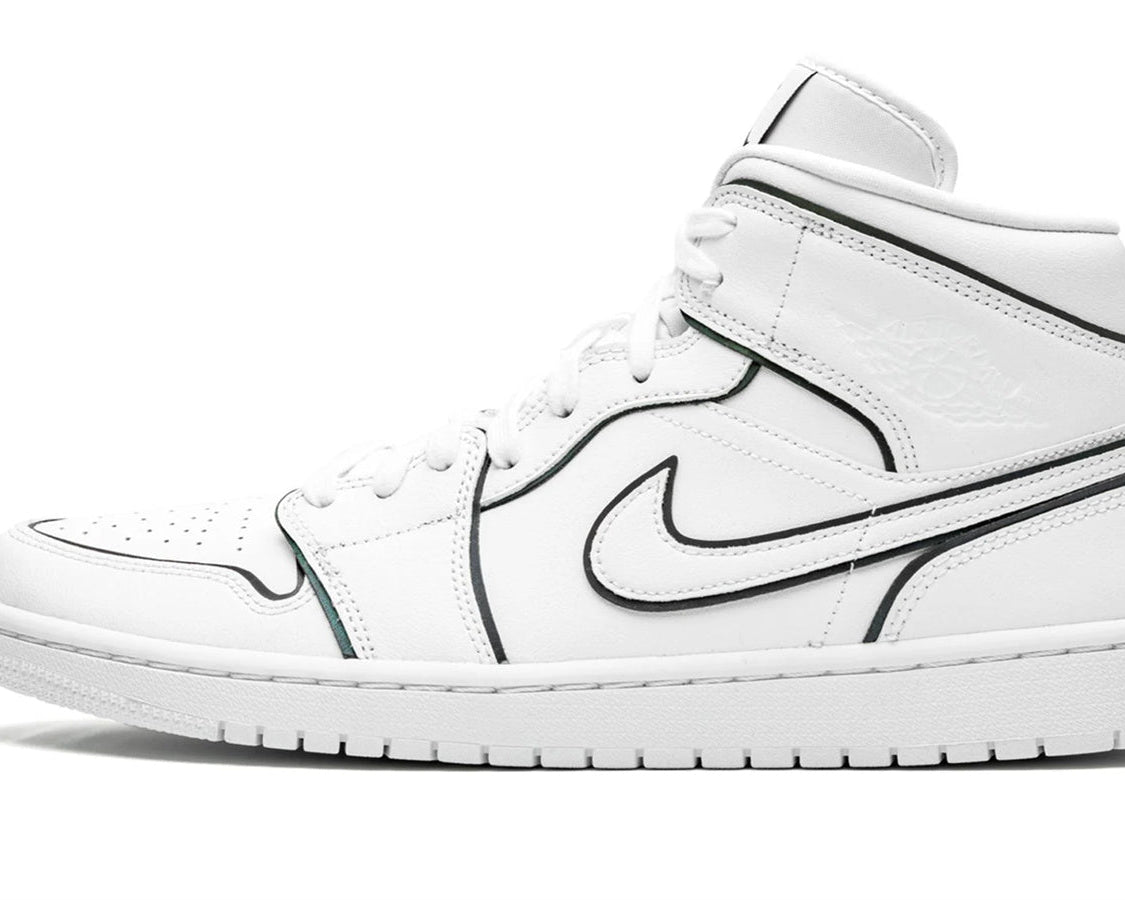 AIR JORDAN 1 MID WMNS "Iridescent Outline" sneaker product image 1 | Foot Spikes