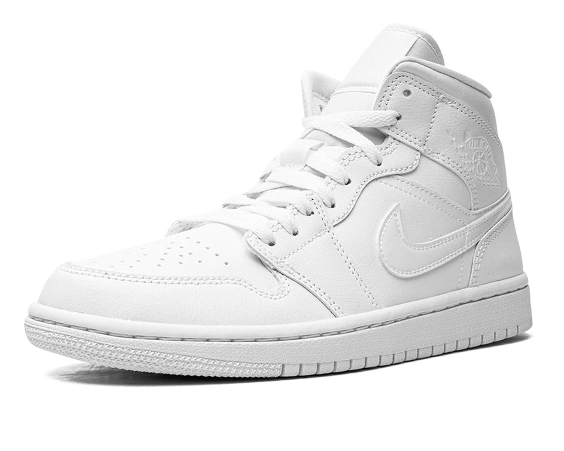 AIR JORDAN 1 MID WMNS "Triple White 2022" sneaker product image 3 | Foot Spikes