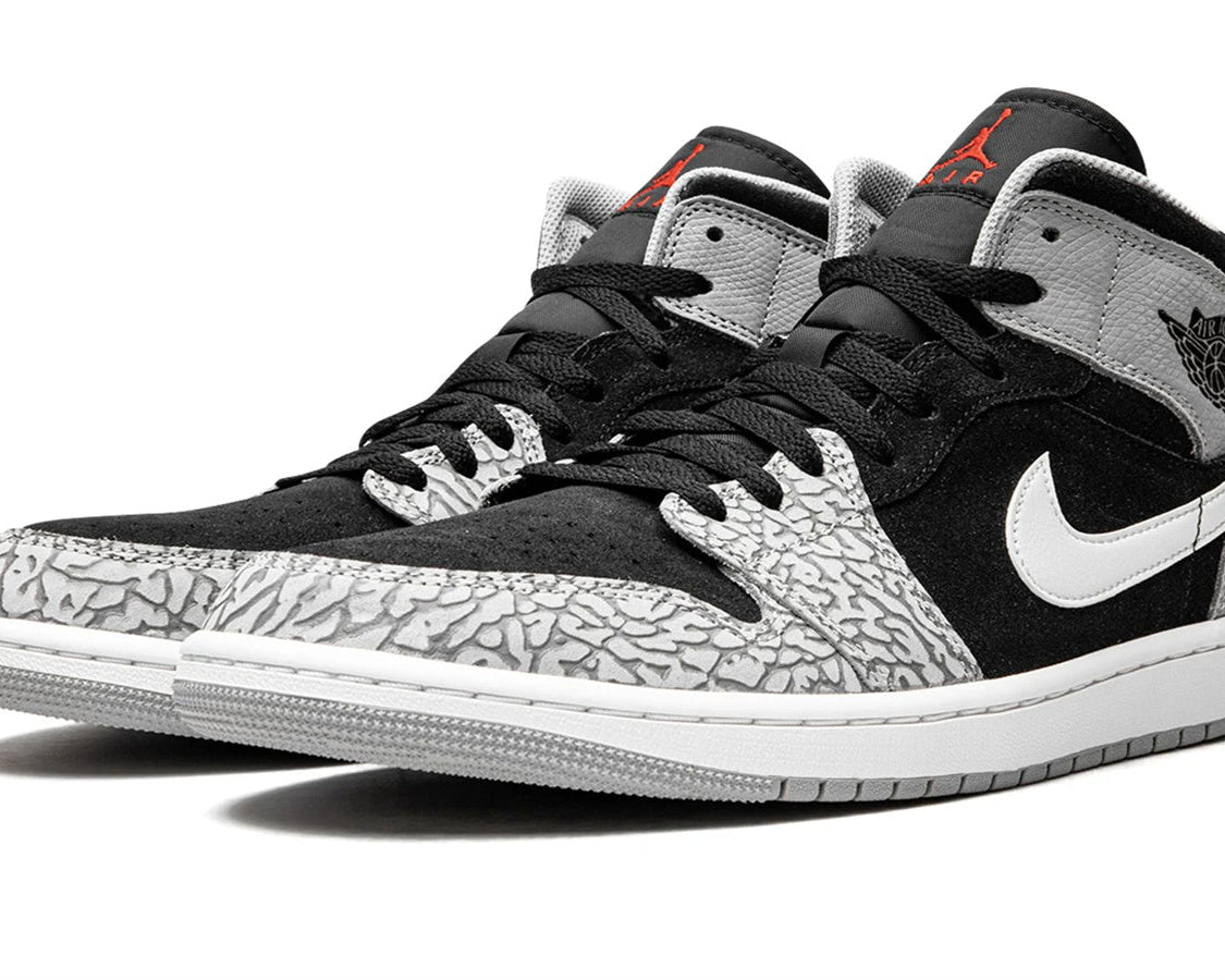 Jordan 1 Mid SE "Elephant Print" sneaker product image 2 | Foot Spikes
