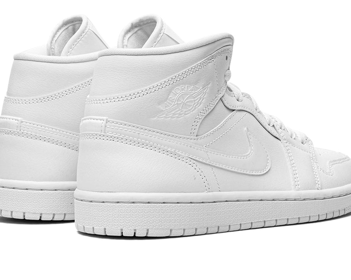 AIR JORDAN 1 MID WMNS "Triple White 2022" sneaker product image 4 | Foot Spikes