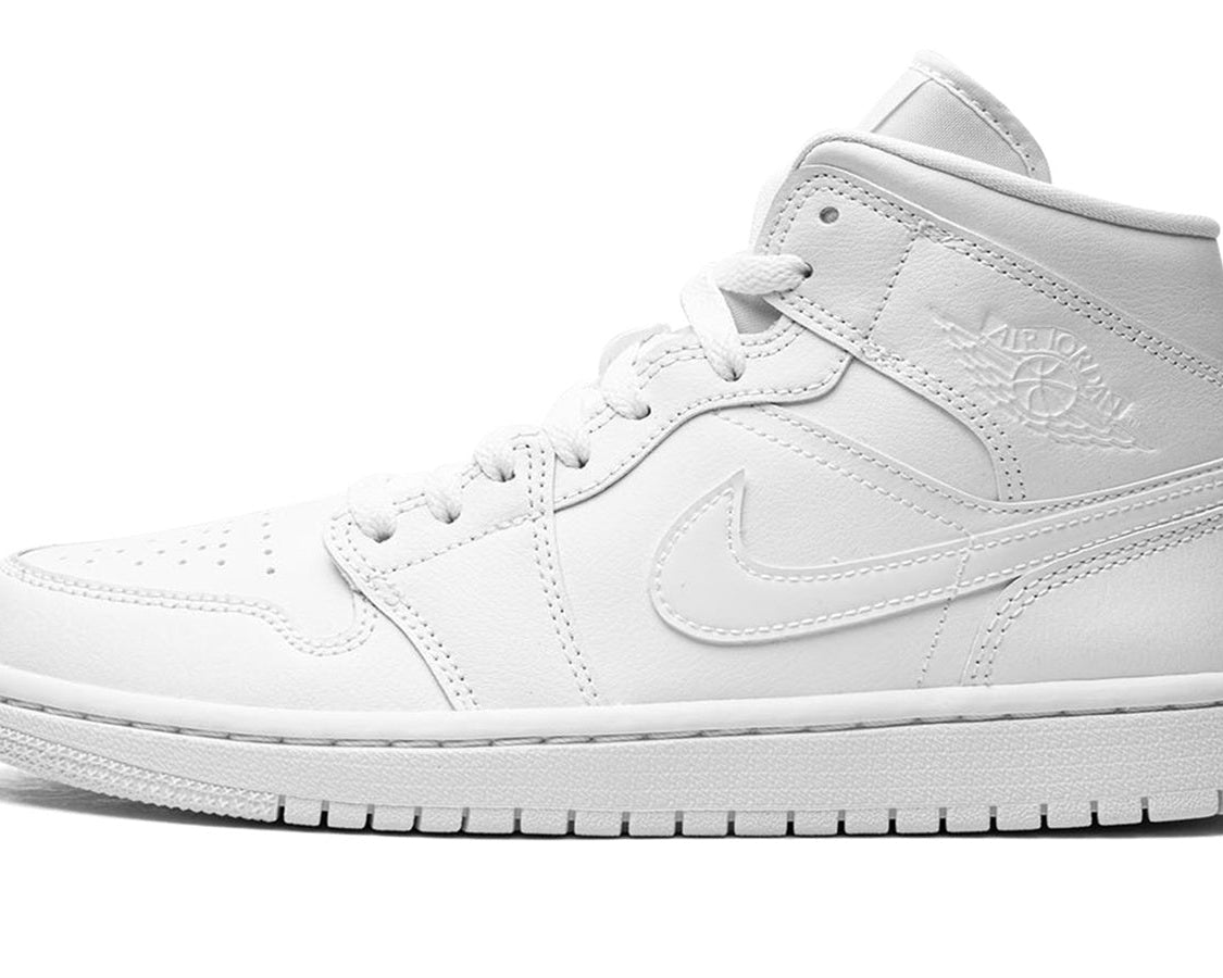 AIR JORDAN 1 MID WMNS "Triple White 2022" sneaker product image 1 | Foot Spikes