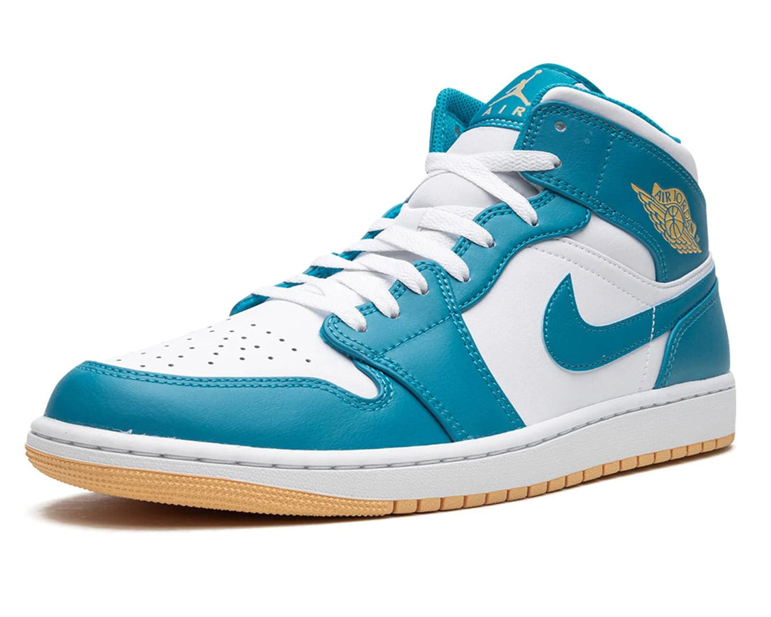 Air Jordan 1 Mid "Aquatone" sneaker product image 3 | Foot Spikes