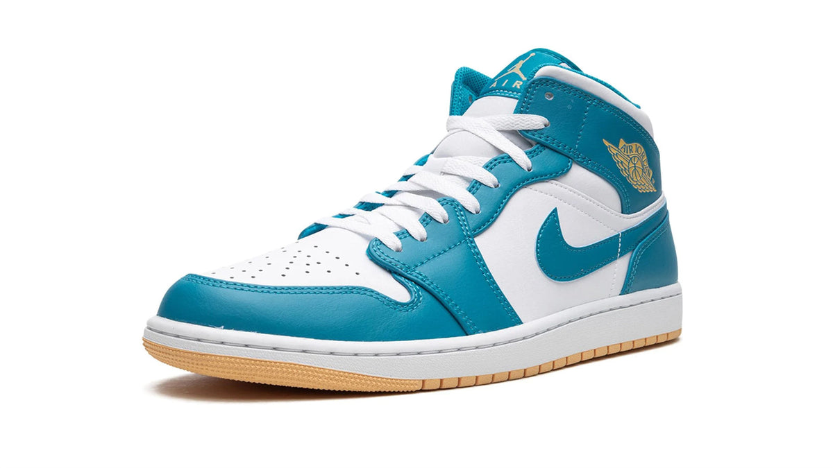 Air Jordan 1 Mid "Aquatone" sneaker product image 3 | Foot Spikes