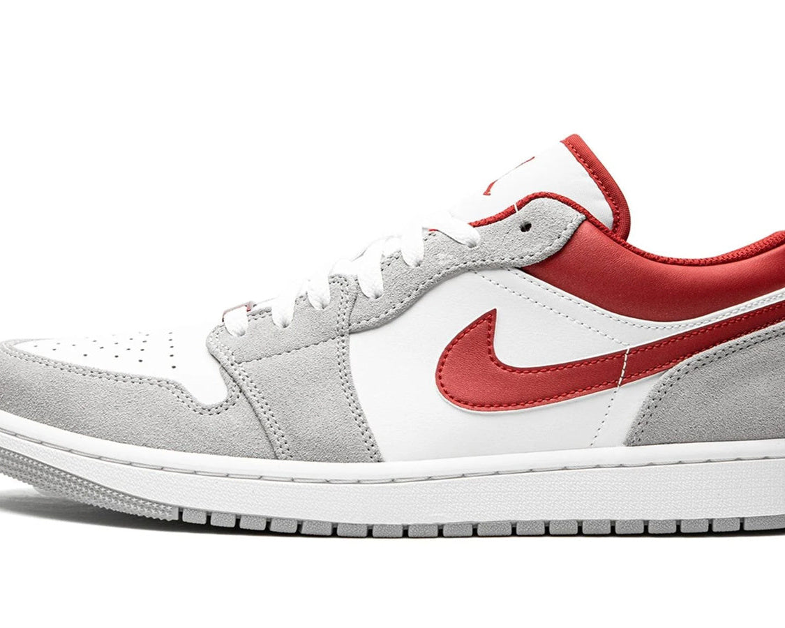 AIR JORDAN 1 LOW SE "White / Grey / Red" sneaker product image 1 | Foot Spikes