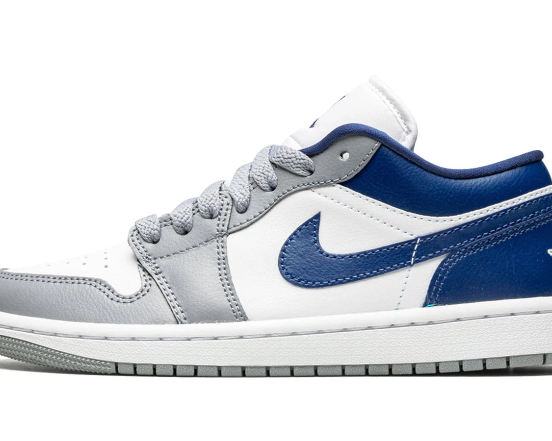 Air Jordan 1 Low WMNS "Stealth / French Blue" sneaker product image 1 | Foot Spikes