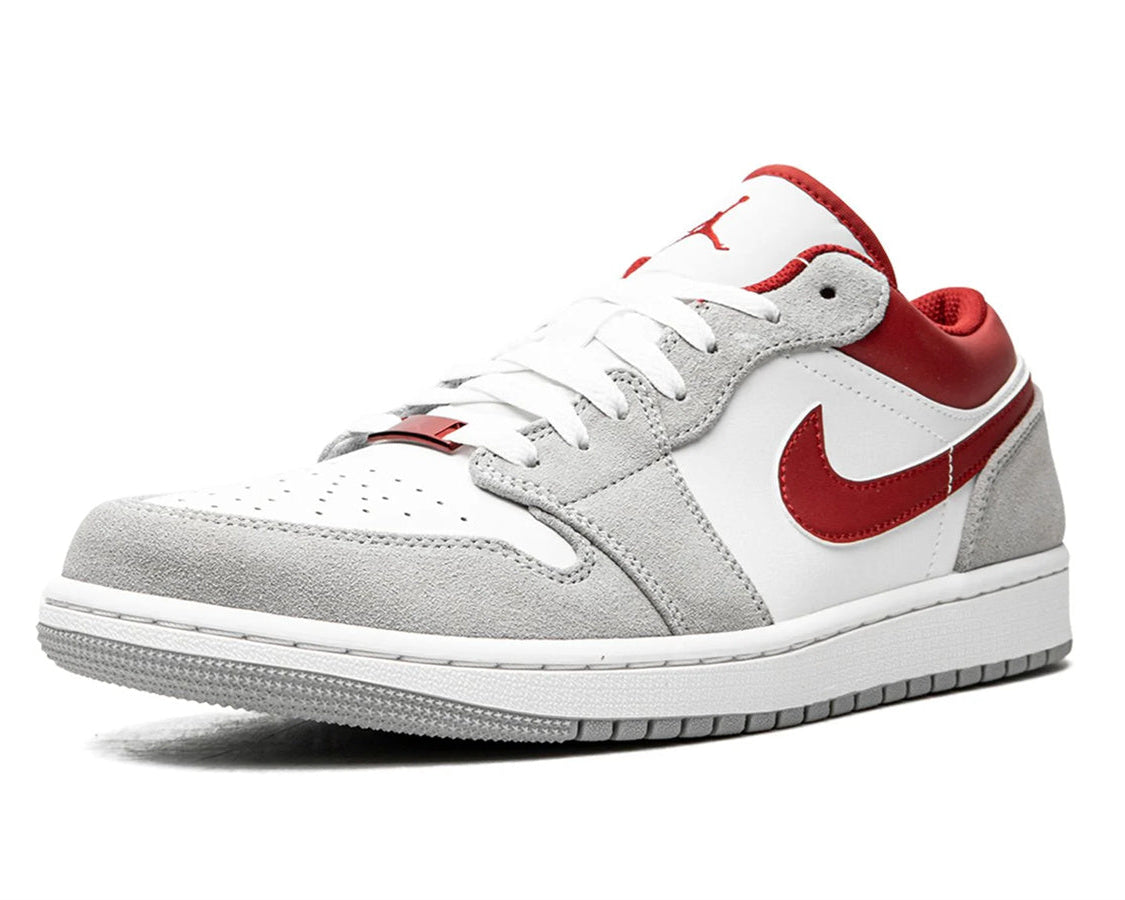 AIR JORDAN 1 LOW SE "White / Grey / Red" sneaker product image 3 | Foot Spikes
