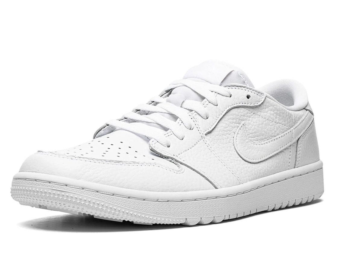 Air Jordan 1 Low Golf "Triple White" sneaker product image 3 | Foot Spikes