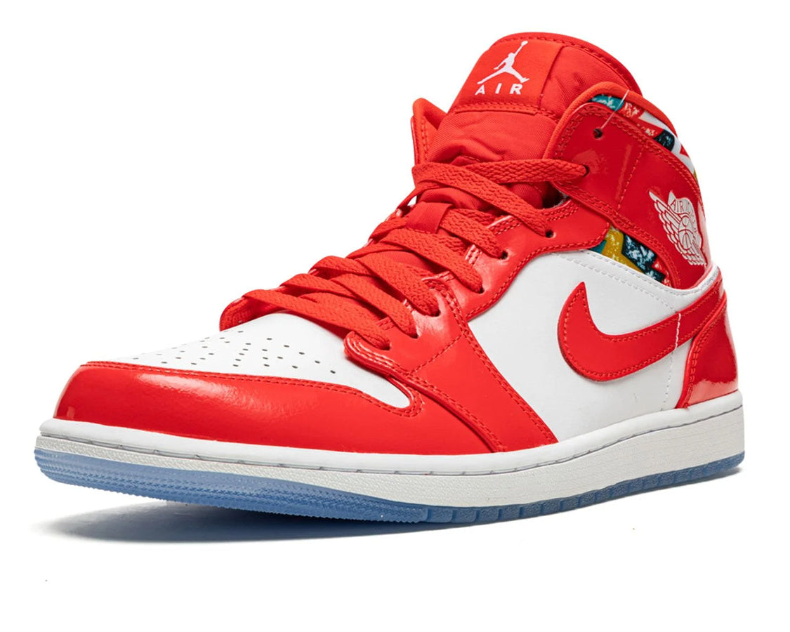 Air Jordan 1 MID SE "Barcelona Sweater" sneaker product image 3 | Foot Spikes
