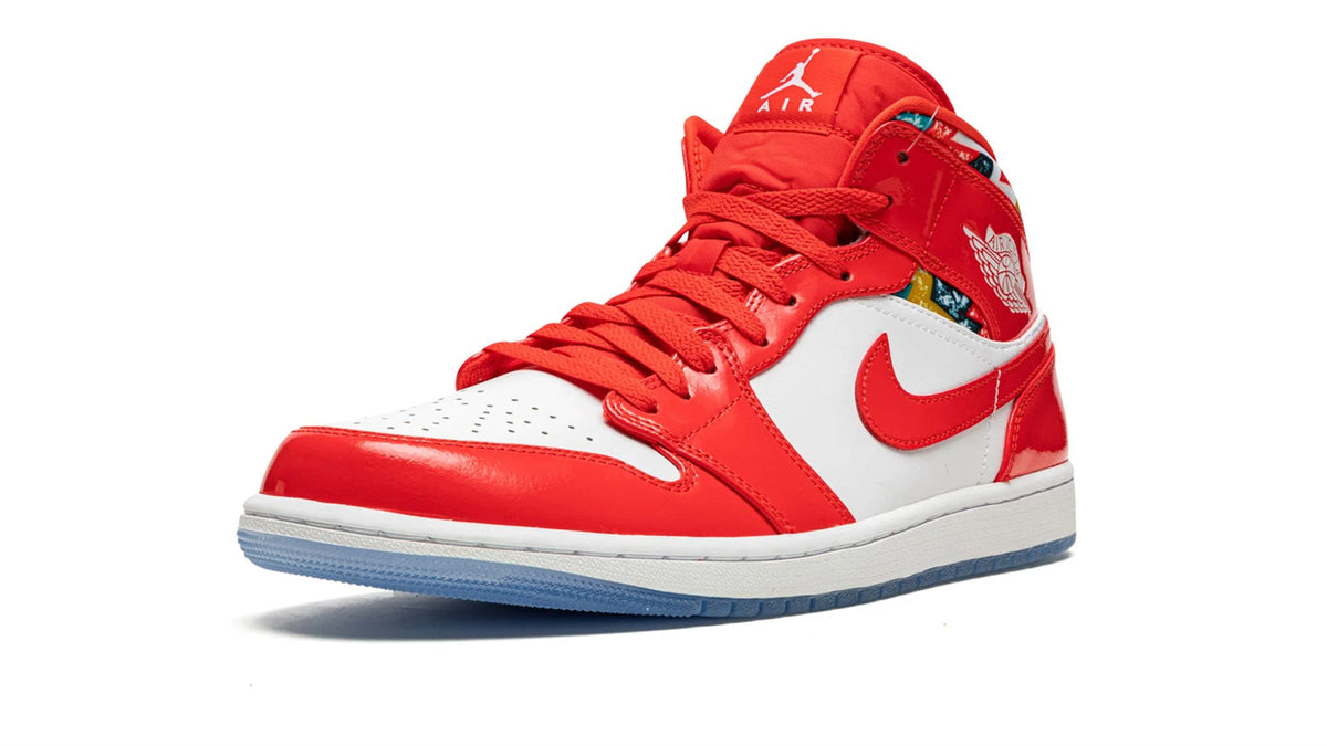 Air Jordan 1 MID SE "Barcelona Sweater" sneaker product image 3 | Foot Spikes