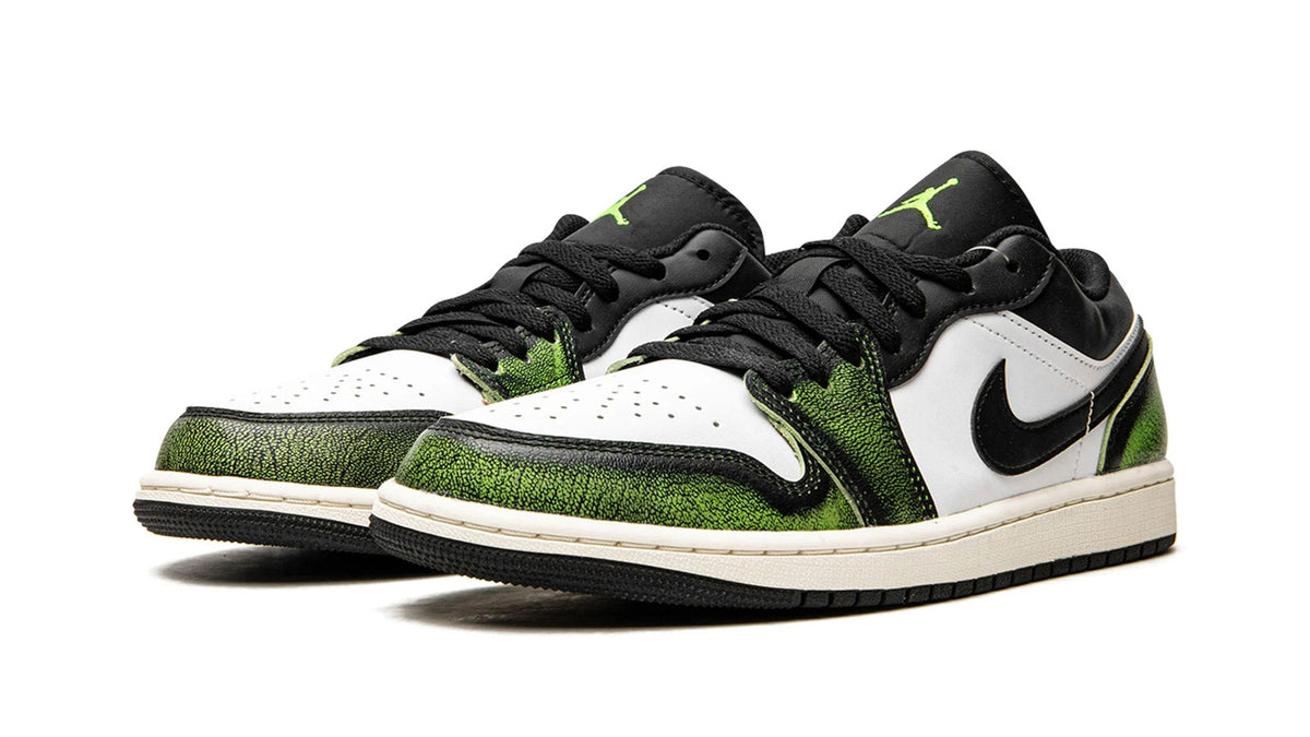Air Jordan 1 Low SE "Wear Away - Electric Green" sneaker product image 2 | Foot Spikes
