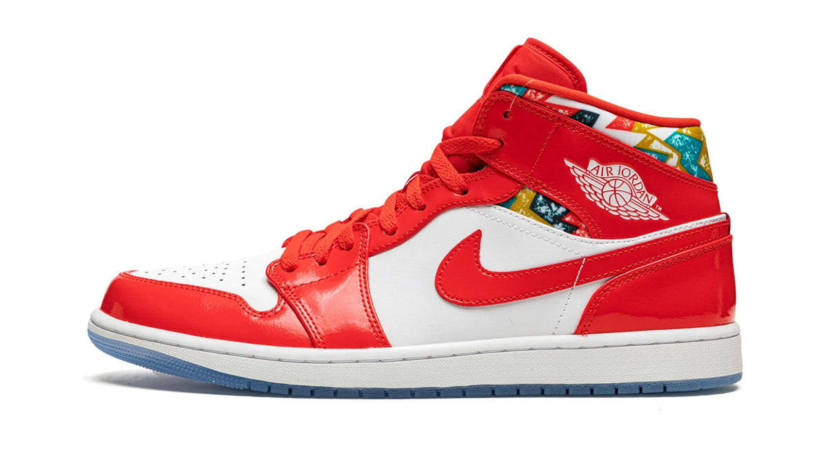 Air Jordan 1 MID SE "Barcelona Sweater" sneaker product image 1 | Foot Spikes