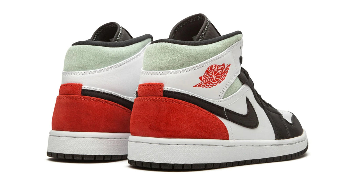 Jordan 1 Mid SE "Red Grey Black Toe" sneaker product image 4 | Foot Spikes