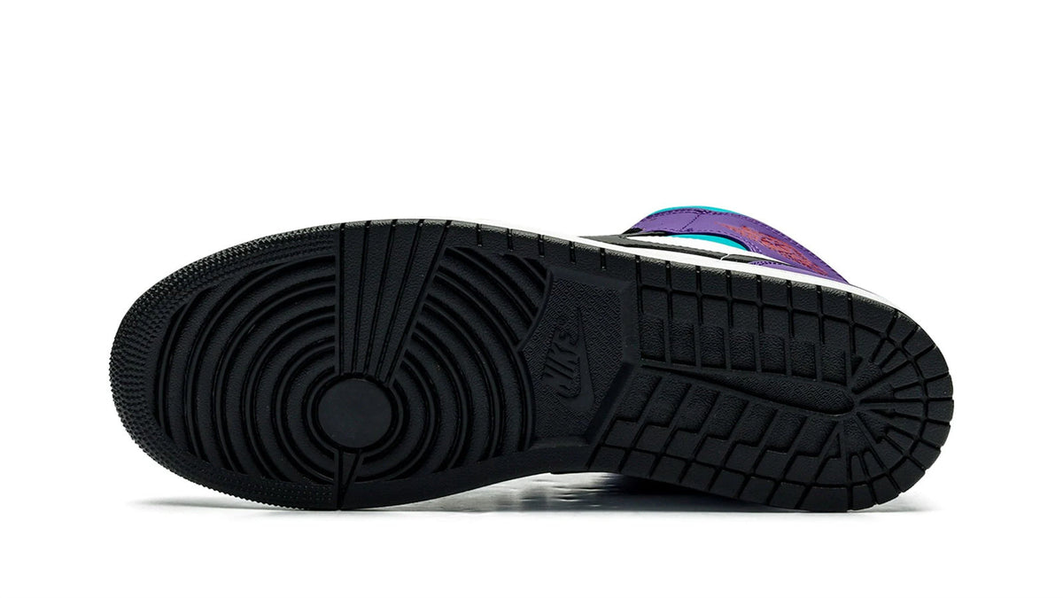 Air Jordan 1 Mid "Aqua" sneaker product image 5 | Foot Spikes