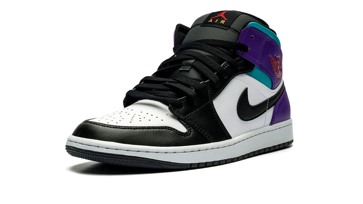 Air Jordan 1 Mid "Aqua" sneaker product image 3 | Foot Spikes