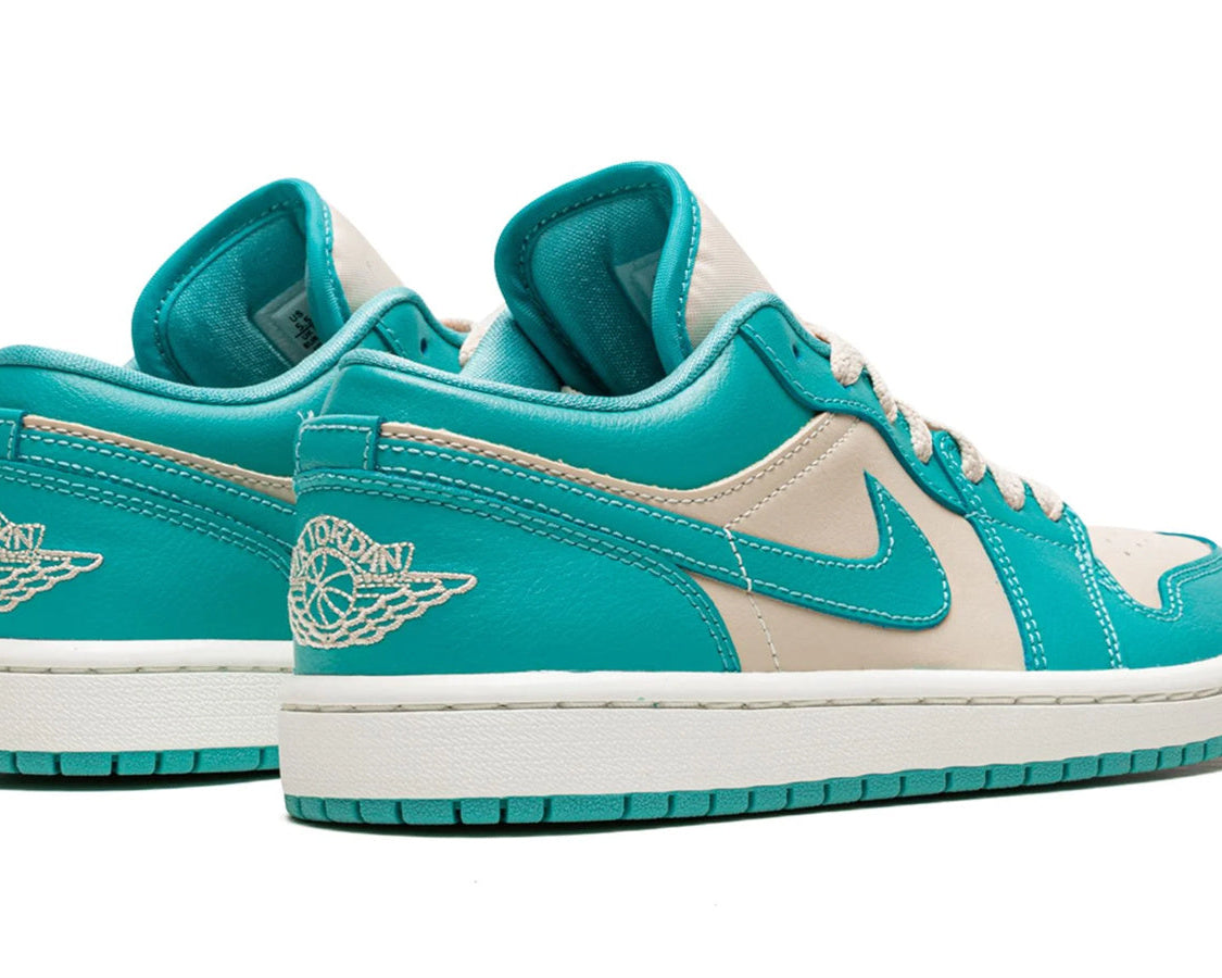 Air Jordan 1 Low WMNS "Tropical Teal" sneaker product image 4 | Foot Spikes