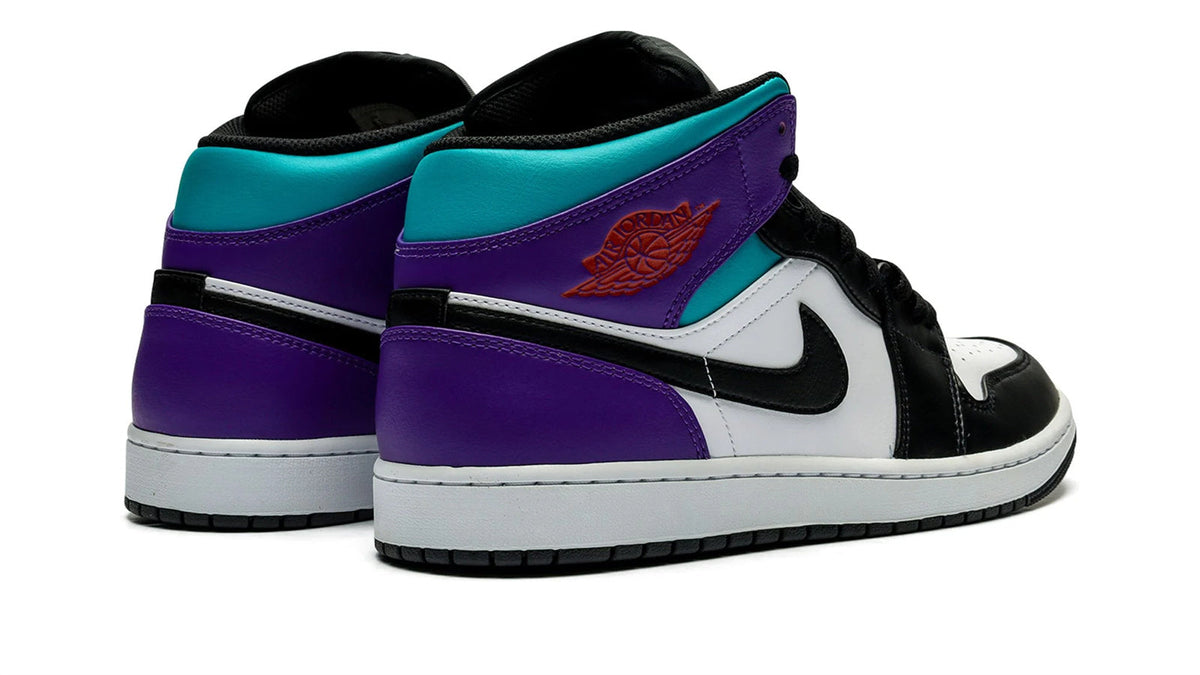 Air Jordan 1 Mid "Aqua" sneaker product image 6 | Foot Spikes