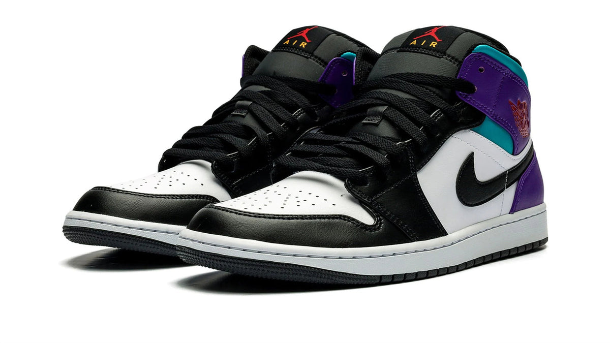 Air Jordan 1 Mid "Aqua" sneaker product image 2 | Foot Spikes