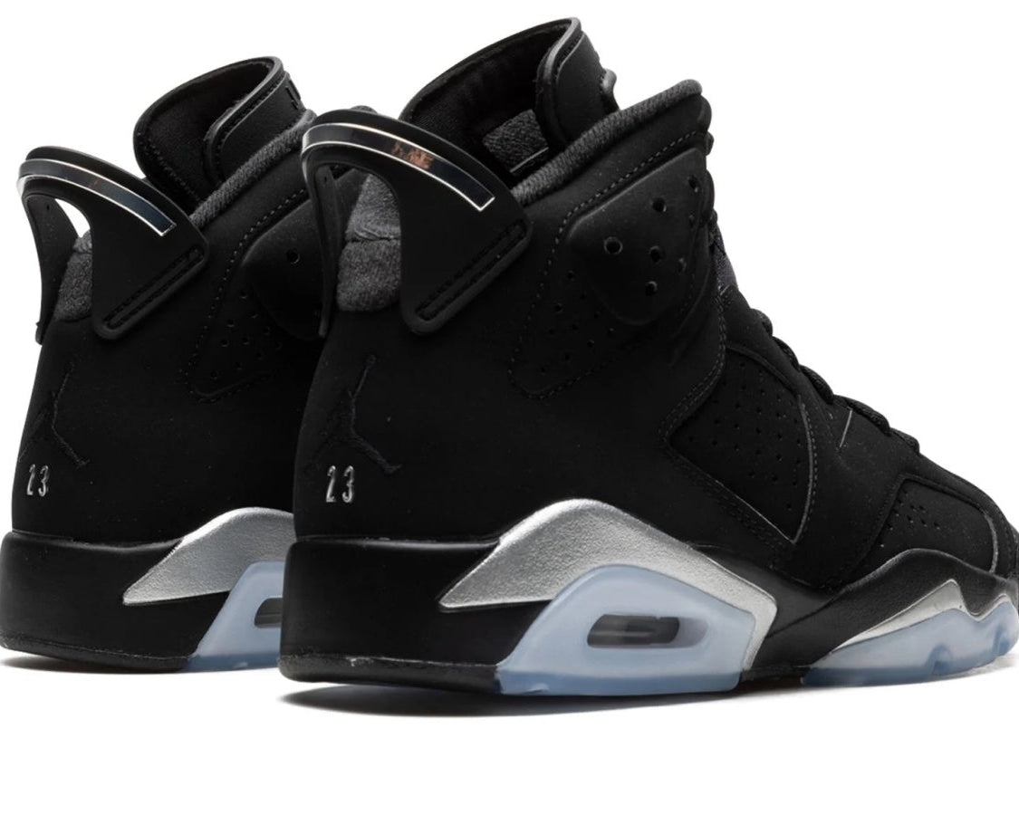 Air Jordan 6 Retro "Chrome 2022" sneaker product image 4 | Foot Spikes