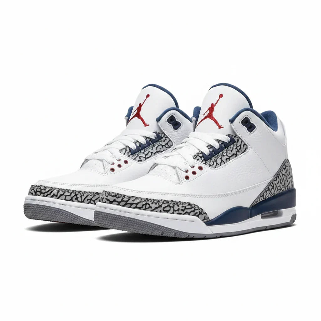 Air Jordan 3 Retro 'True Blue' 2011 sneaker product image 4 | Foot Spikes