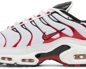 Air Max Plus 'White University Red' sneaker product image 1 | Foot Spikes