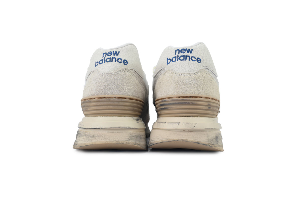 New Balance 574 Legacy 'Ash Cream Distressed' sneaker product image 3 | Foot Spikes