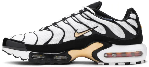 Air Max Plus 'White Metallic Gold' sneaker product image 1 | Foot Spikes