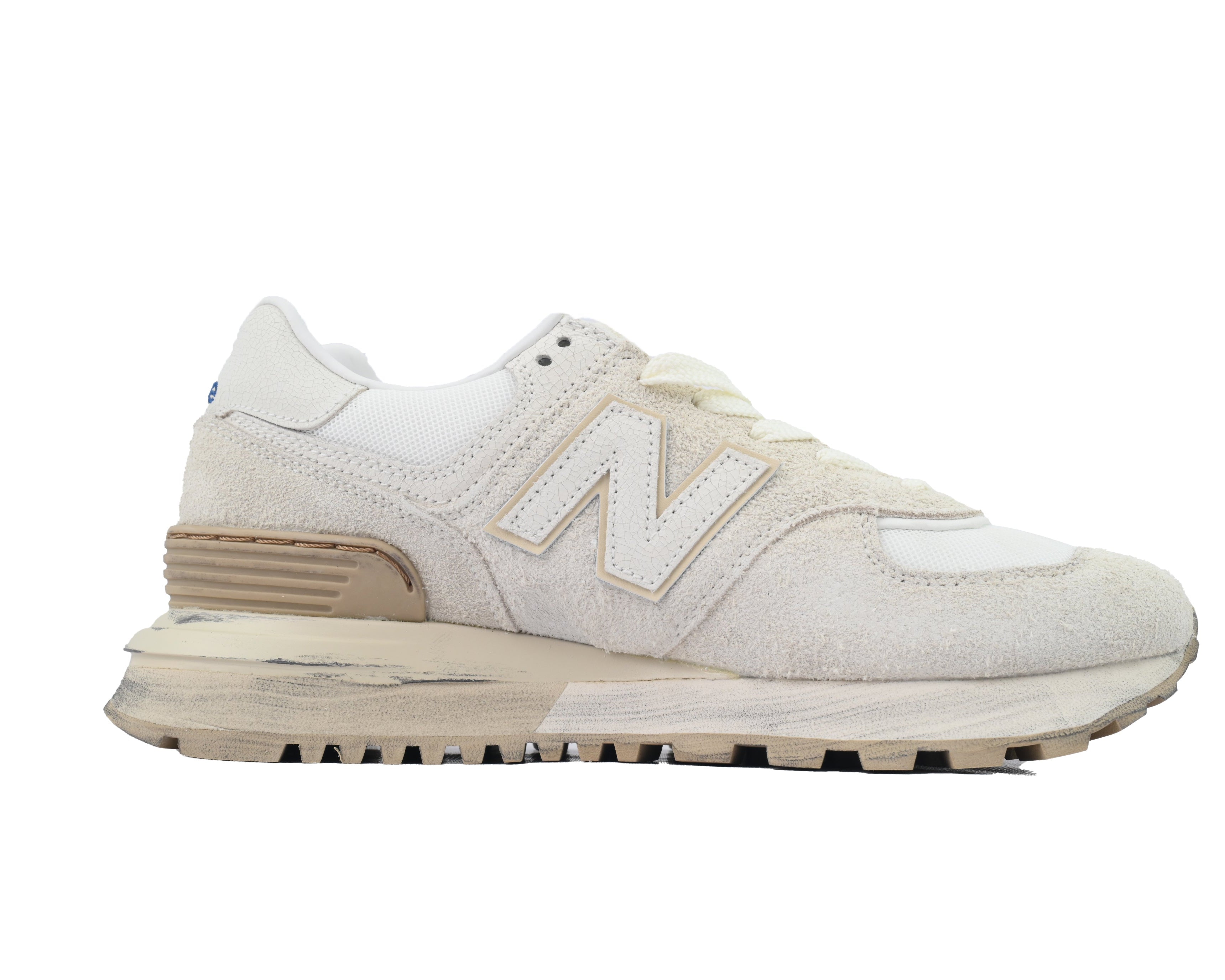 New Balance 574 Legacy 'Ash Cream Distressed' sneaker product image 4 | Foot Spikes