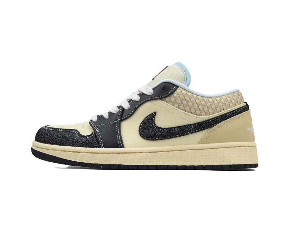 Air Jordan 1 Low SE 'Coconut Milk Black' sneaker product image 1 | Foot Spikes