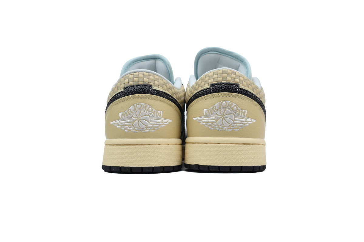 Air Jordan 1 Low SE 'Coconut Milk Black' sneaker product image 3 | Foot Spikes